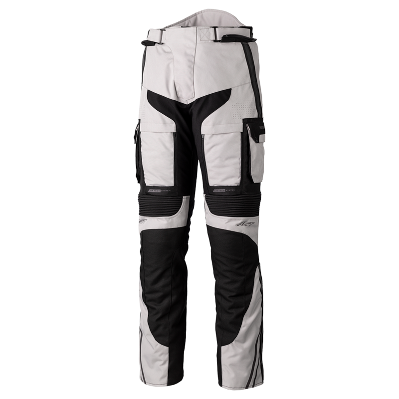 Pantalón Textil Rst Pro Series Adventure-X Ce Hombre - Plata / Negro