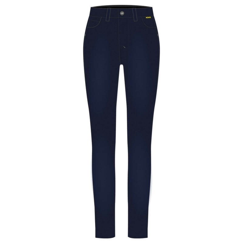 Pantalón Textil Reforzado Con Aramida Rst Tapered-Fit Ce Mujer - Azul