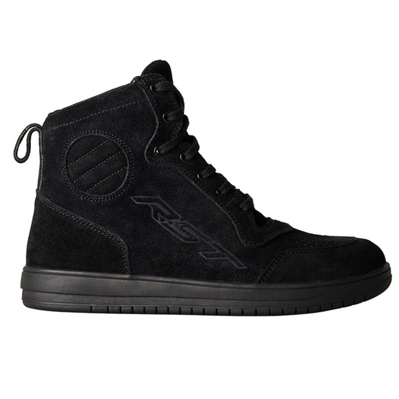 Botas Rst Hi-Top Moto Ce Hombre - Negro