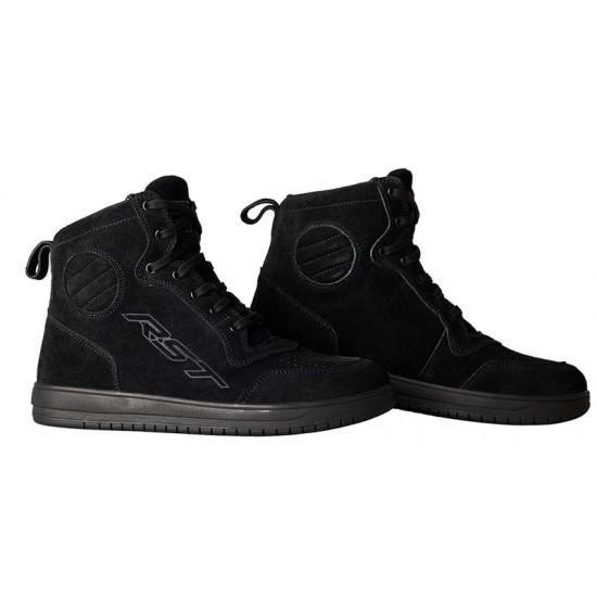 Botas Rst Hi-Top Moto Ce Hombre - Black