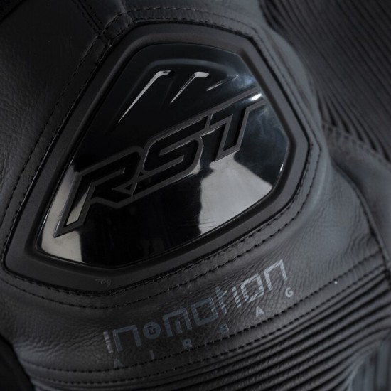 Combinaison en cuir RST Pro Series Evo Airbag CE pour homme - Noir