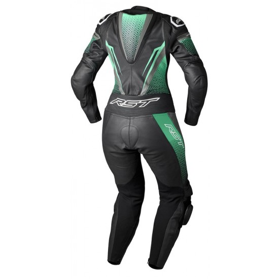 Leather skin RST Tractech Evo 5 CE women's - Black / Aqua / Gray