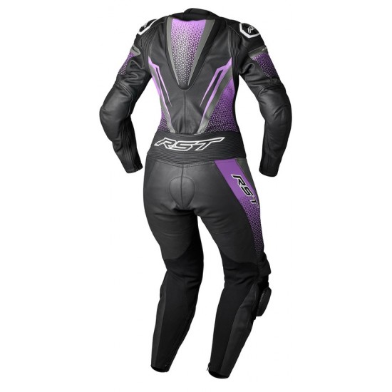 RST Tractech Evo 5 CE Women's Leather Suit - Black / Fuchsia / Grey