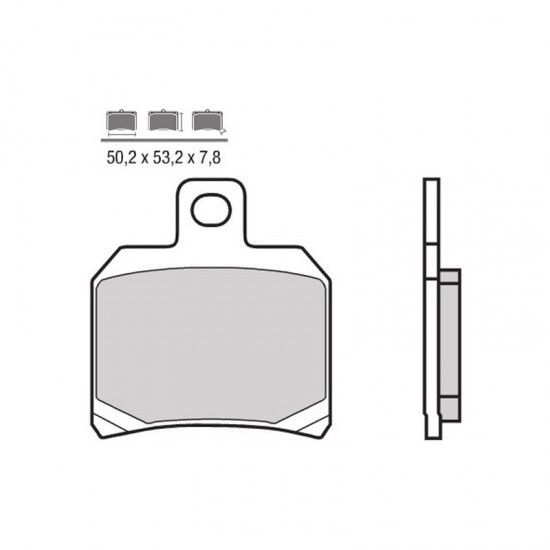 Sintered brake pads Majesty /Burgman /X-Max Brembo