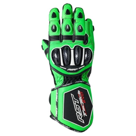 Gants RST Tractech Evo 4 - Vert Fluorescent / Noir