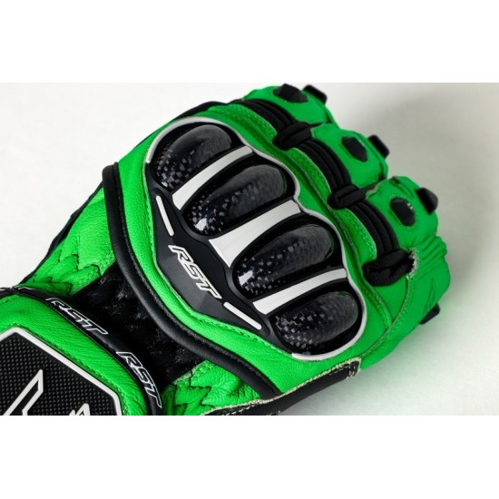 Gants RST Tractech Evo 4 - Vert Fluorescent / Noir