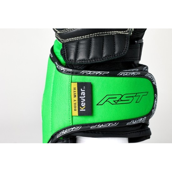 Gants RST Tractech Evo 4 - Vert Fluorescent / Noir