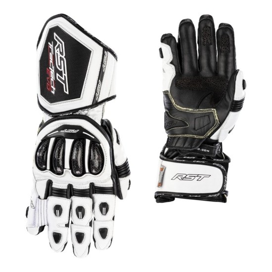 Gants RST Tractech Evo 4 - Blanc / Noir