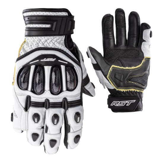 Guantes Cortos RST Tractech Evo 4 - Blanc / Noir