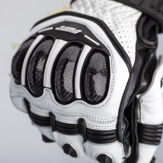 Short Gloves RST Tractech Evo 4 - White / Black
