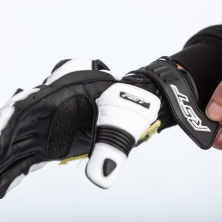 Short Gloves RST Tractech Evo 4 - White / Black