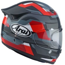 ARAI QUANTIC Abstract red helmet