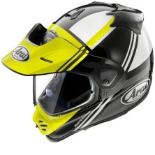 Casco ARAI TOUR-X5 Cosmic - Amarillo flúor