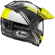 Casque ARAI TOUR-X5 Cosmic Jaune fluo