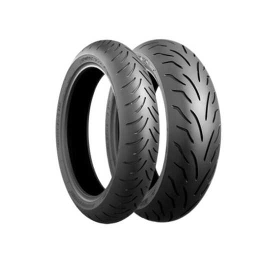 Juego de neumáticos 100/80-16 + 120/80-16 BATTLAX SC BRIDGESTONE Juego de neumáticos 100/80-16 + 120/80-16 BATTLAX SC BRIDGESTONE