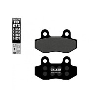 PLAQUETTES DE FREIN GALFER, ORGANIQUE SPEEDFIGHT 3 AVANT, PITBIKE CLAMP DE. 2 PISTONS