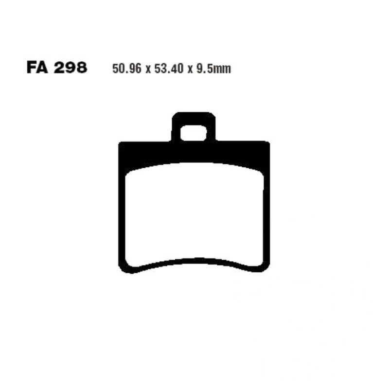 Rear brake pads Aprilia Rs 125 Carbon EBC