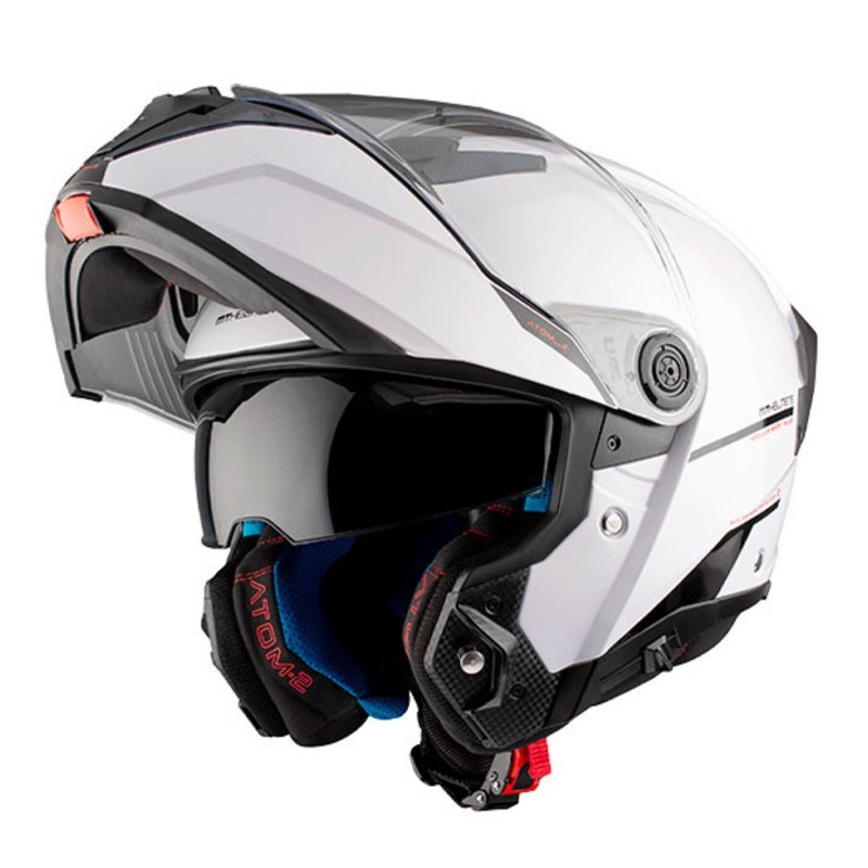 Modular Helmet Atom 2 SV Bast FU404SV D5 22-06 Glossy White MT