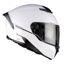 Casque modulaire Atom 2 SV Bast FU404SV A0 22-06 Blanc Brillant MT