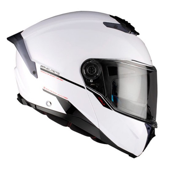 Modular Helmet Atom 2 SV Bast FU404SV A0 22-06 Glossy White MT