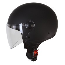 Casque Jet MT OF501B Street S Inboard C8 Noir Mat