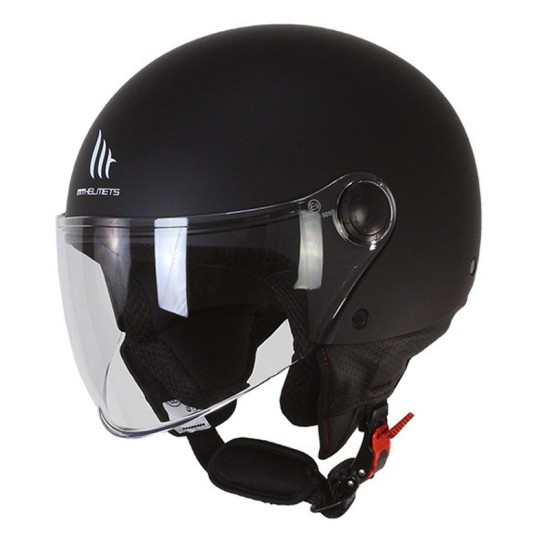 Casque Jet MT OF501B Street S Inboard C8 Noir Mat