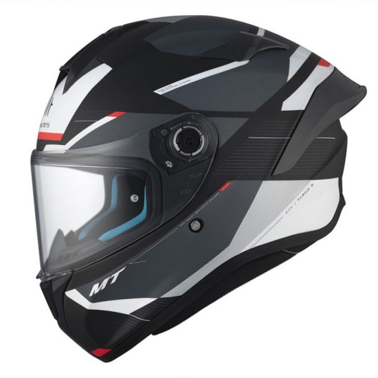 MT FF106B Targo S B2 Kay 22-06 Full Face Helmet Black Matte Grey