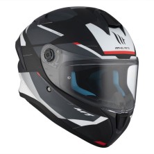 Casco Integral MT FF106B Targo S B2 Kay 22-06 Negro Gris Mate