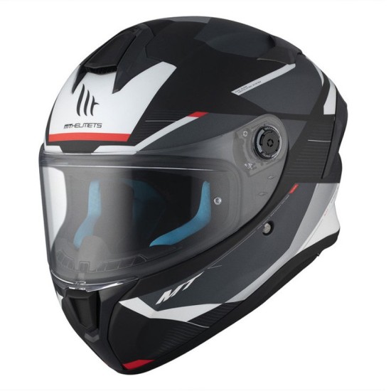 Casco Integral MT FF106B Targo S B2 Kay 22-06 Negro Gris Mate