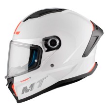 Casque MT FF126 Stinger 2 Solid A0 Blanc Brillant Nacré