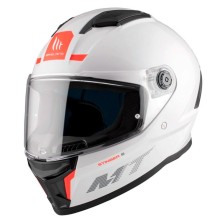 Casque MT FF126 Stinger 2 Solid A0 Blanc Brillant Nacré