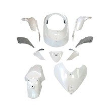 Kit carénage 10 pièces blanc Honda Sh 125cc 2009-2012 TNT