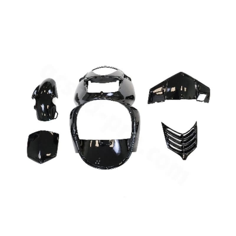Black fairing kit 5 pieces Aprilia Sonic 50cc 1998-2008 TNT