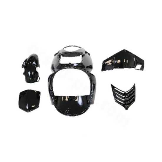 Kit carenado negro 5 piezas Aprilia Sonic 50cc 1998-2008 TNT