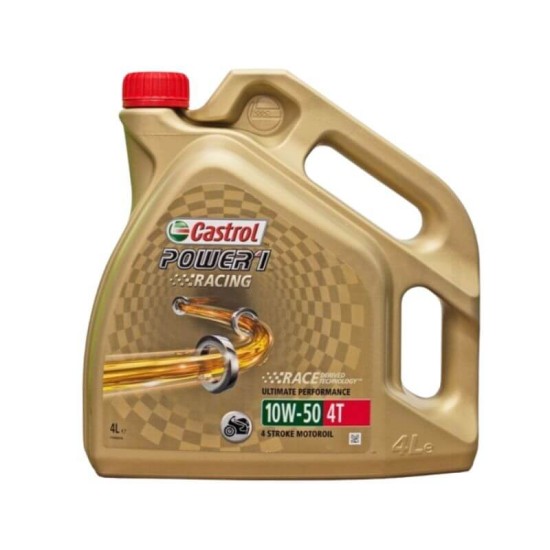 Engine oil 2T/4T 10W50 4L Castrol Power 1 Racing