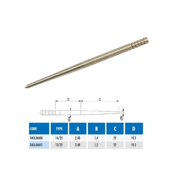 Carburetor needle 14/22 for Polini CP 15/ 17.5/ 19mm