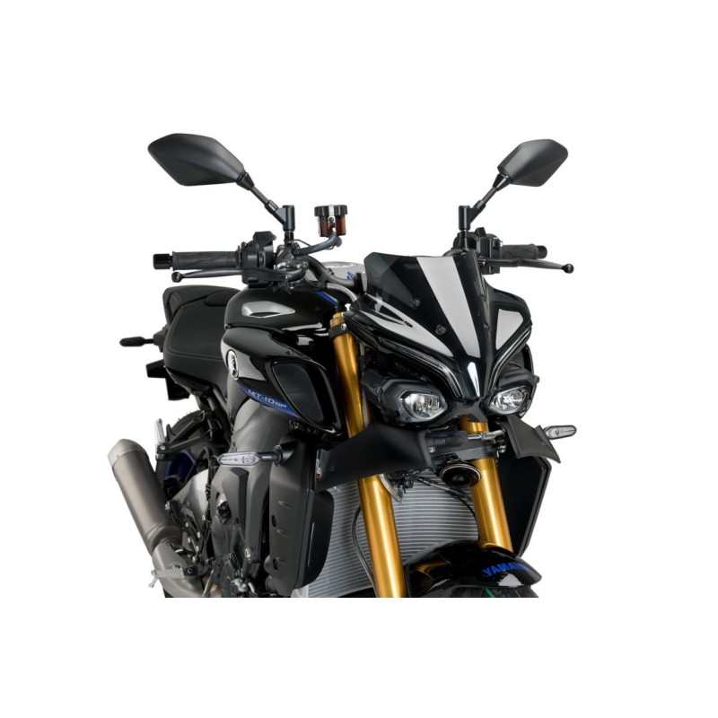 Aileron avant Yamaha MT-10 Noir Mat Puig