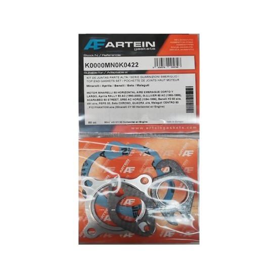 Minarelli Horizontal AC gasket set Artein