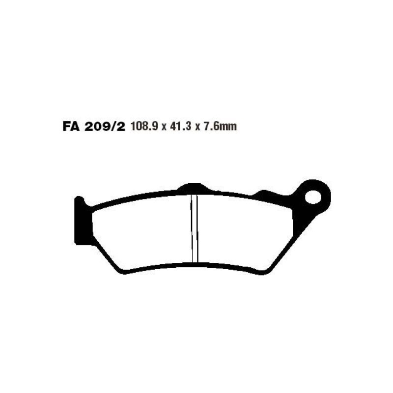 Standard brake pads BMW F650GS/ F800GS EBC