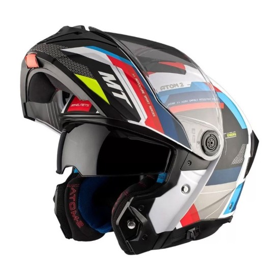 Modular Helmet Atom 2 SV Bast FU404SV A0 22-06 Pearl White MT