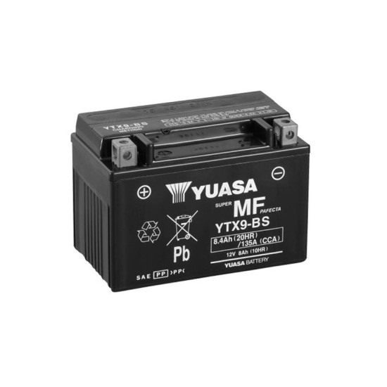 Battery Yuasa YTX9-BS Maintenance Free