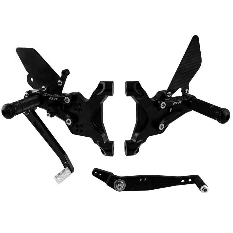 Multiregulable footrests BMW S1000RR 20-21 black ITR