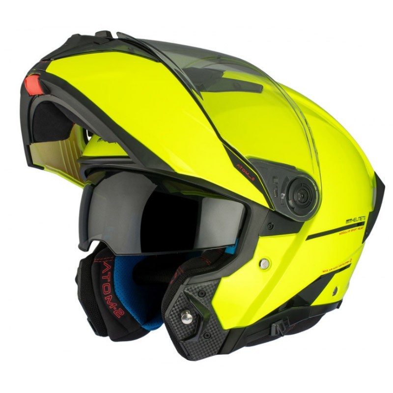 Mt Helmets Atom SV A3 Glossy Yellow Helmet