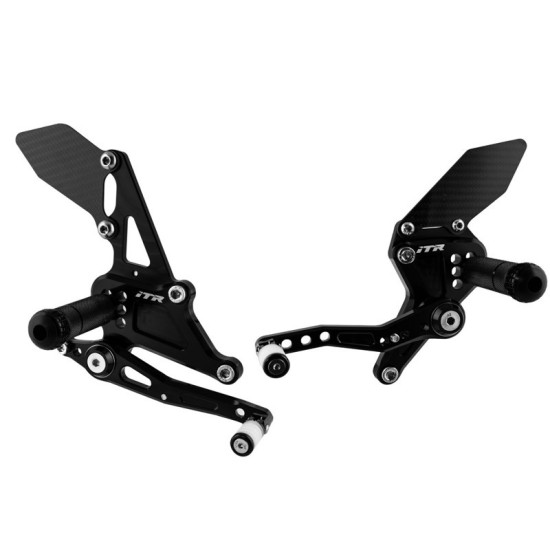 Adjustable footrests Yamaha MT07 black ITR