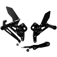 Adjustable footrests Yamaha MT09/FZ09 2019-2020 black ITR