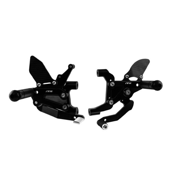 Adjustable footrests Ducati Panigale V2 black ITR