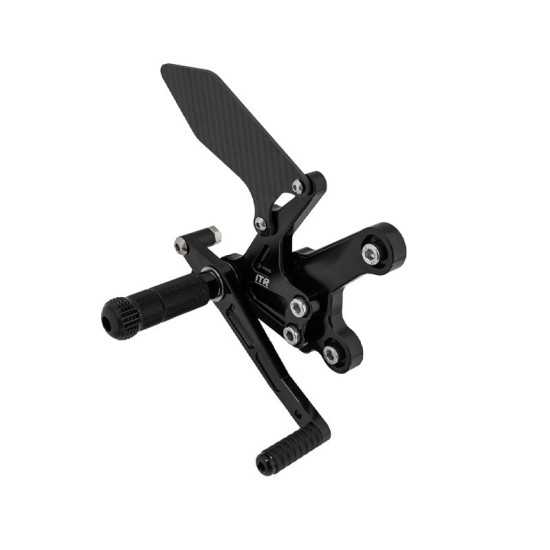 Repose-pieds multi-réglables Kawasaki 400 2018-20 noir ITR Repose-pieds multi-réglables Kawasaki 400 2018-20 noir ITR