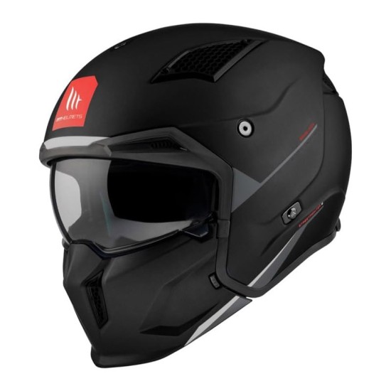 MT Streetfighter SV Dark Matte Black Helmet