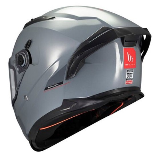 Casque Braker SV Solid A12 Gloss Gris MT