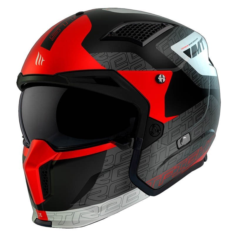 MT TR902B SV Streetfighter helmet SV S Totem B15 Matte Pearl Red